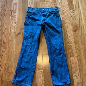 Wrangler rigid denim jeans men’s size 35 x30